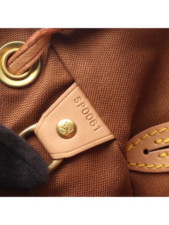 Louis Vuitton Backpack Montsouris Canvas Leather